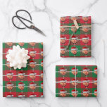 Andrew Tate Christmas Wrapping紙セット3 ラッピングペーパーシート<br><div class="desc">TOP Gの友人のギフトに最適な包装紙シート</div>