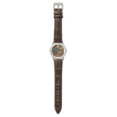 Andrew Tate Classic Brown Leather Watch 腕時計 (フラット)