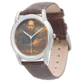 Andrew Tate Classic Brown Leather Watch 腕時計 (アングル)