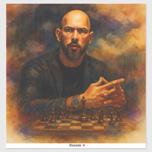 Andrew Tate Custom-Cut Vinyl Sticker シール (シート)