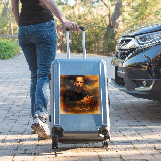 Andrew Tate Custom-Cut Vinyl Sticker シール (スーツケースインサイチュ)