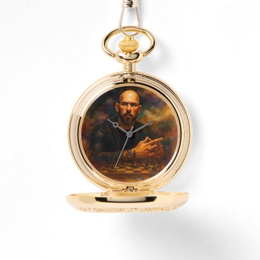 Andrew Tate Gold Pocket Watch 腕時計 (正面)