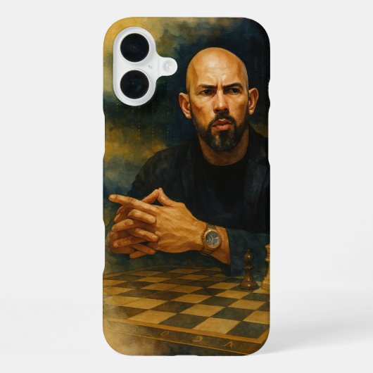 Andrew Tate iPhone 16 Plus スリムフィットケース iPhoneケース (裏面)