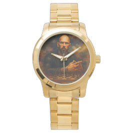 Andrew Tate Oversized Gold Bracelet Watch 腕時計