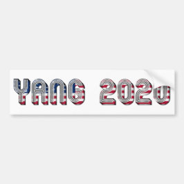 Andrew Yang民主党候補2020大統領の年 バンパーステッカー