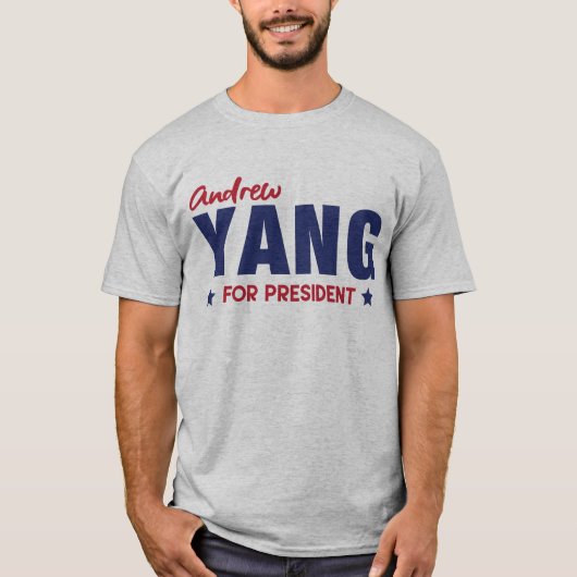 Andrew Yang社長 Tシャツ (正面)