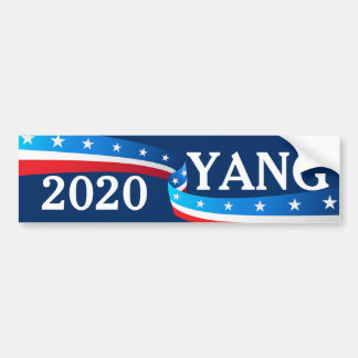 Andrew Yang 2020社長 バンパーステッカー