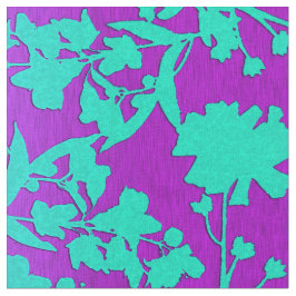 Andreyaの紫色および水 ファブリック