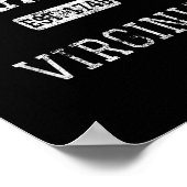 Andria Virginia Va Vintage ポスター (角)