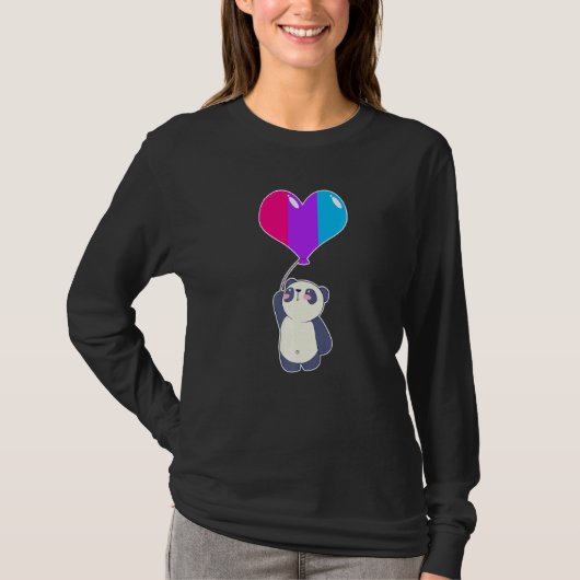 Androgyne Panda非2進性 Tシャツ (正面)