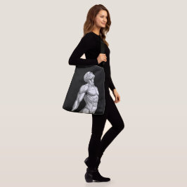 Android Anatomy: Cyborg Futuristic Crossbody Bag クロスボディバッグ