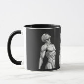 Android Anatomy: Cyborg Two-Tone Coffee Mug マグカップ (左)