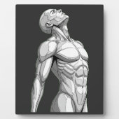 Android Anatomy: Futuristic Cyborg Desktop Plaque フォトプラーク (正面)