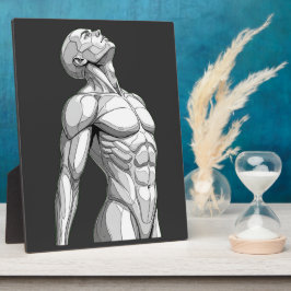 Android Anatomy: Futuristic Cyborg Desktop Plaque フォトプラーク