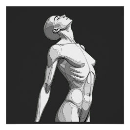 Android Anatomy - High-Definition Glossy Art Poste ポスター