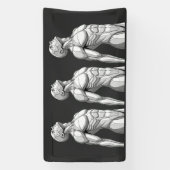 Android Anatomy: Male Cyborg Giant Wall Banner 横断幕 (縦)