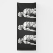 Android Anatomy: Male Cyborg Giant Wall Banner 横断幕 (縦)