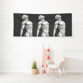 Android Anatomy: Male Cyborg Giant Wall Banner 横断幕 (インサイチュ)