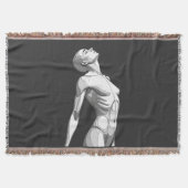 Android Anatomy - Premium Cozy Fleece Blanket スローブランケット (正面)