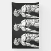 Android Anatomy: Triple Cyborg Futuristic Banner 横断幕 (縦)