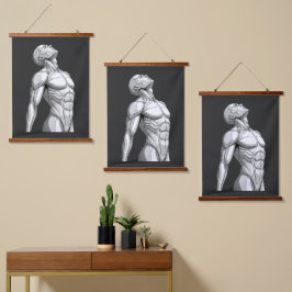 Android Anatomy: Triple Cyborg Tapestry Set 吊り下げ型タペストリー