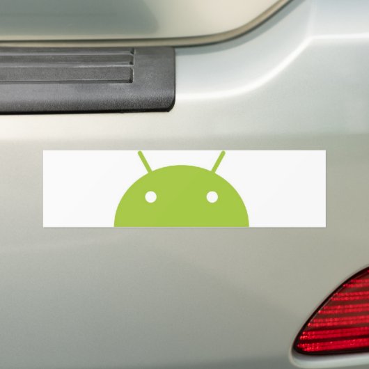 Android Auto Sticker バンパーステッカー (車上)