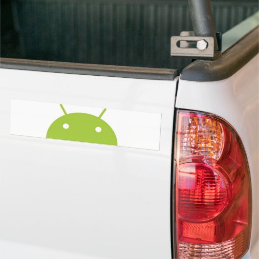 Android Auto Sticker バンパーステッカー (トラック上)