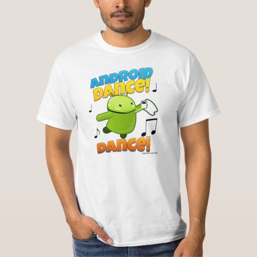 Android Dance Dance Shirt Tシャツ (正面)