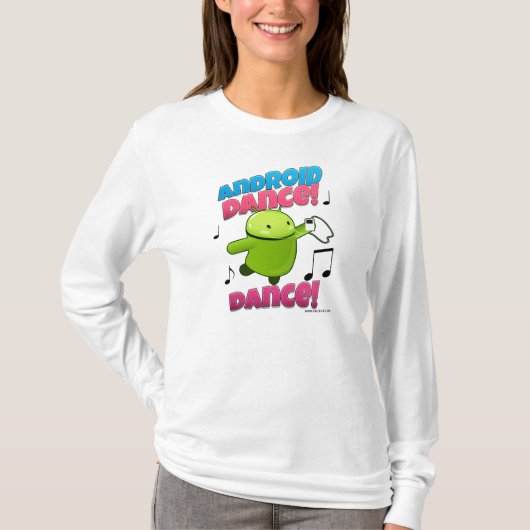 Android Dance Dance Tシャツ (正面)