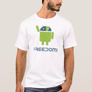 Android=Freedom Tシャツ