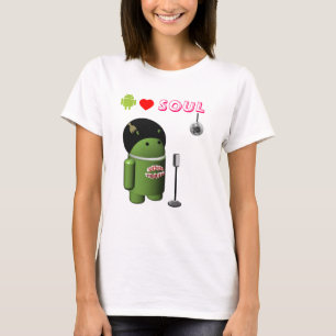 Android Love SOUL Tシャツ