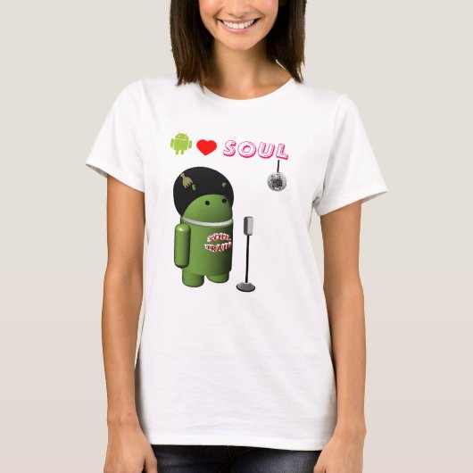 Android Love SOUL Tシャツ (正面)