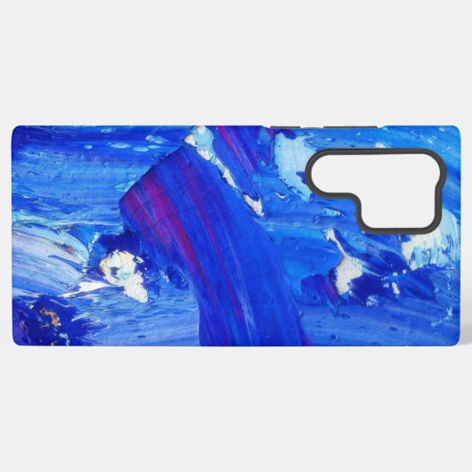 Android phone case with abstract art image samsung galaxyケース (裏面横)