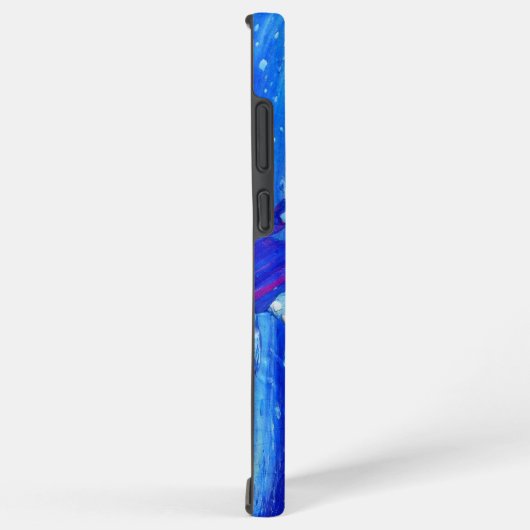 Android phone case with abstract art image samsung galaxyケース (右側面)