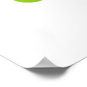 Android Robot Mustache ポスター (角)