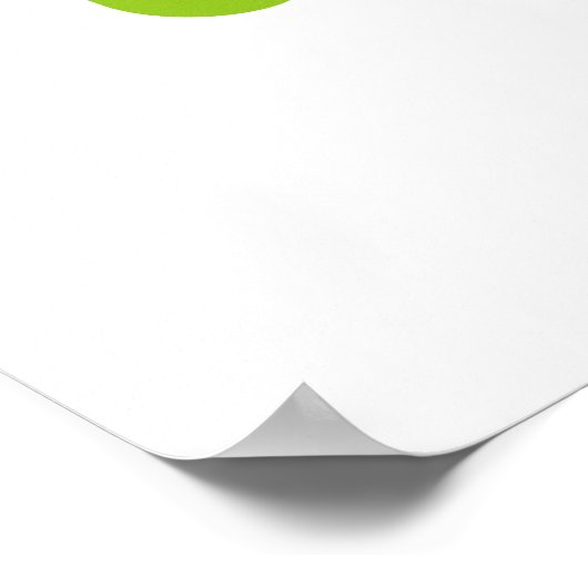 Android Robot Mustache ポスター (角)