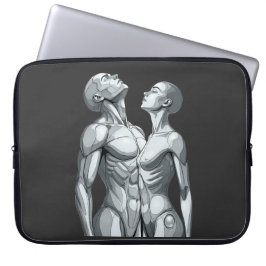 Android Union: Couple Futuristic Laptop Sleeve ラップトップスリーブ
