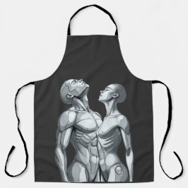 Android Union: Cyborg Couple All-Over Print Apron エプロン