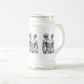 Android Union: Cyborg Couple Ceramic Beer Stein ビールジョッキ (正面右)