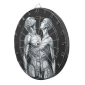 Android Union: Cyborg Couple Futuristic Dartboard ダーツボード (正面右)