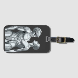 Android Union:Cyborg Couple Futuristic Luggage Tag ラゲッジタグ