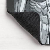 Android Union: Cyborg Couple Futuristic Mousepad マウスパッド (コーナー)