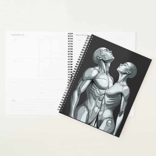 Android Union: Cyborg Couple Futuristic Planner プランナー手帳 (ディスプレー)