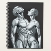 Android Union: Cyborg Couple Futuristic Planner プランナー手帳 (正面)