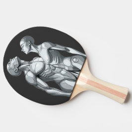 Android Union: Cyborg Couple Futuristic Planner 卓球ラケット