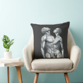 Android Union: Cyborg Couple Throw Pillow クッション (椅子)