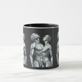 Android Union: Cyborg Couple Two-Tone Coffee Mug マグカップ (中央)