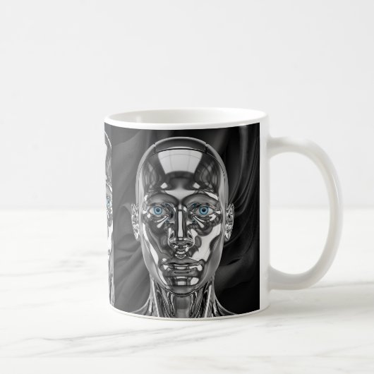 Androïde métal chromé コーヒーマグカップ (右)