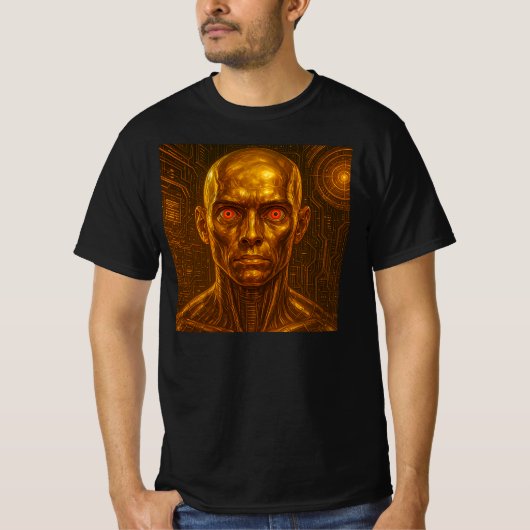 Androïde métal doré tシャツ (正面)