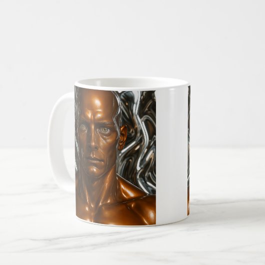 Androïde métal liquide コーヒーマグカップ (正面左)